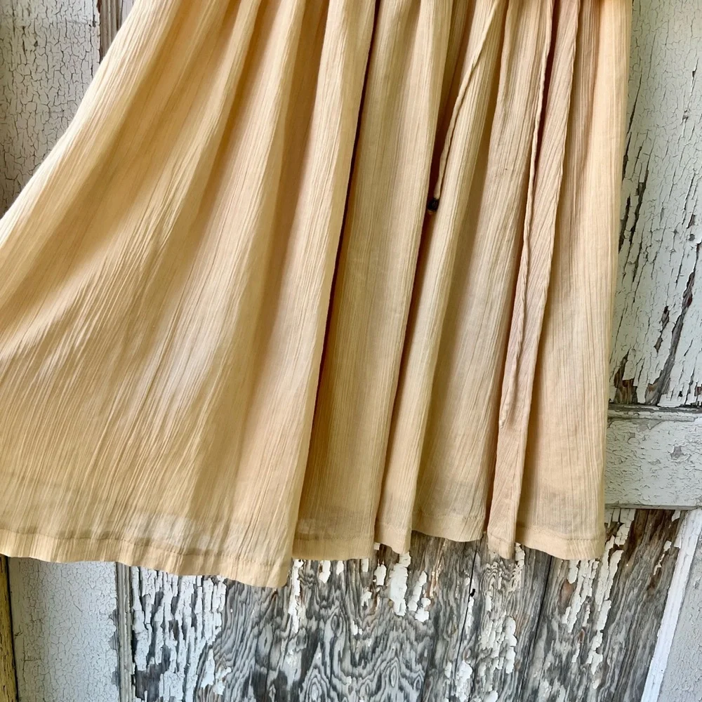 Flapper Inspired Dropwaist Embroidered Cotton Dress - Picture 4 of 10